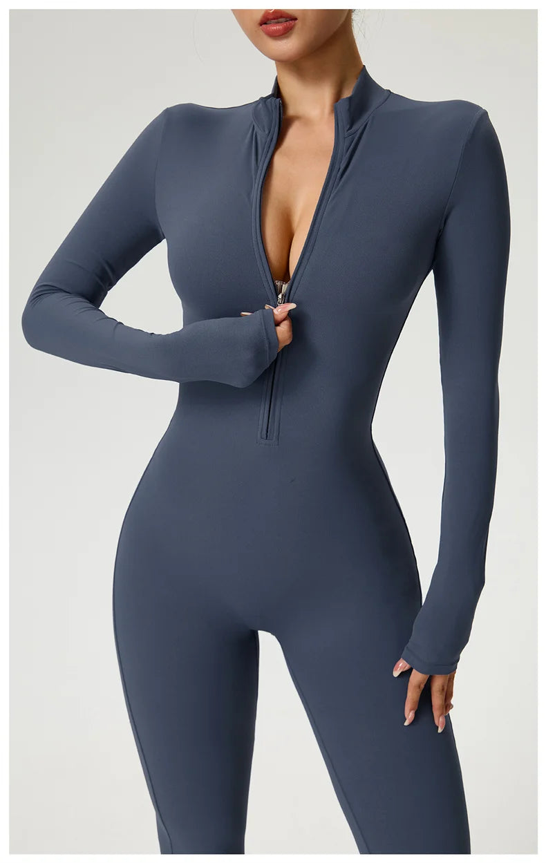Veloura-wear™ Thermal Zip Jumpsuit