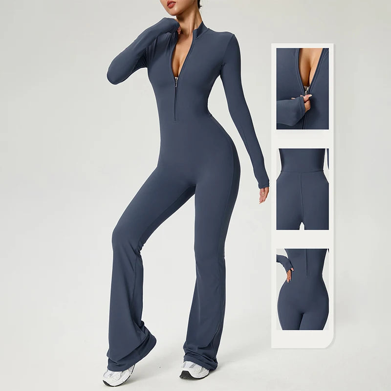 Veloura-wear™ Thermal Zip Jumpsuit