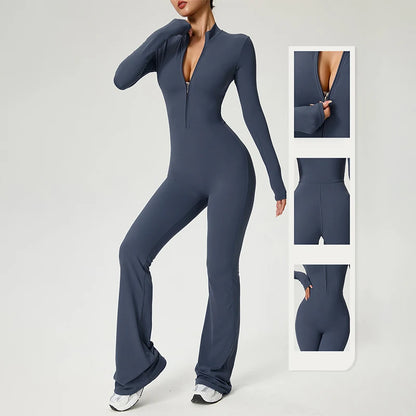Veloura-wear™ Thermal Zip Jumpsuit